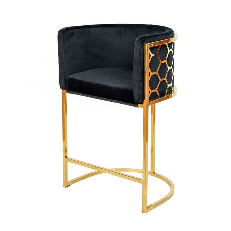 Light Luxury Metal High-End Bar Stool with Adjustable Height, Swivel Backrest, Suitable for Home and Bar Use, High-End Bar Stool Chair