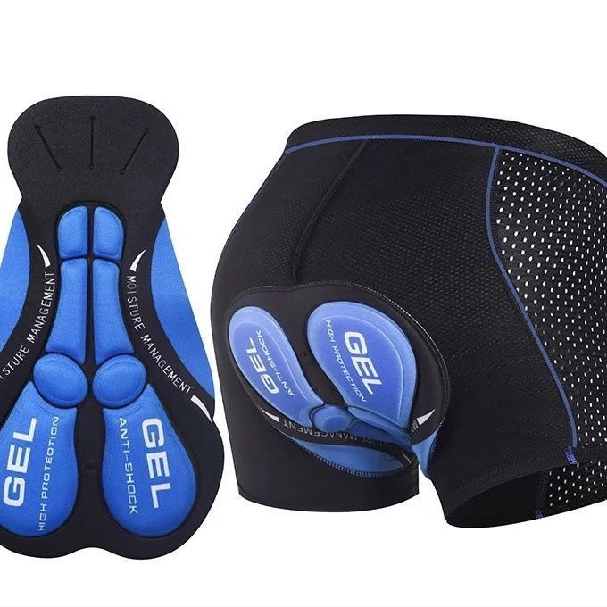 Bicycle Cycling Underwear Men's Thickened Silicone Mountain Cycling Pants Quick-Drying Road Bike Shorts Four Seasons Bicycle Equipment