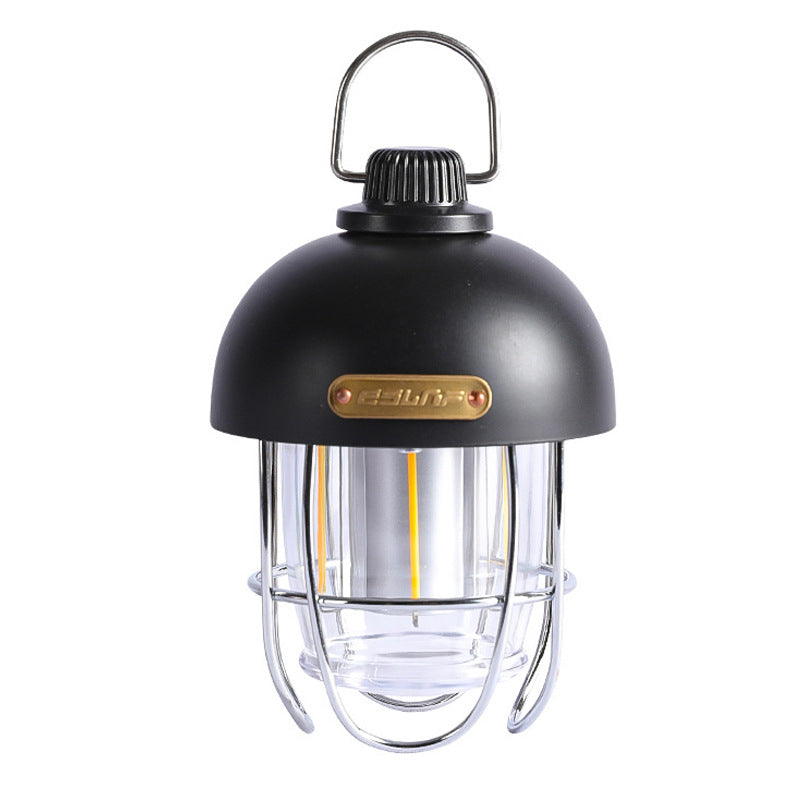 Customized Camping Lantern USB Charging Atmosphere Campsite Lamp Led Multi-Functional Emergency Lamp Retro Barn Lantern Tent Camping Lamp