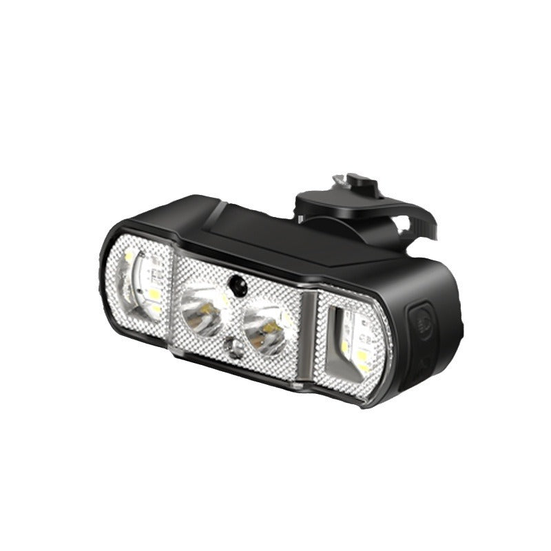 Bicycle Light Headlight Charging Power Torch Multi-Function Wave Induction Mountain Highway Vehicle Cycling Fixture Light