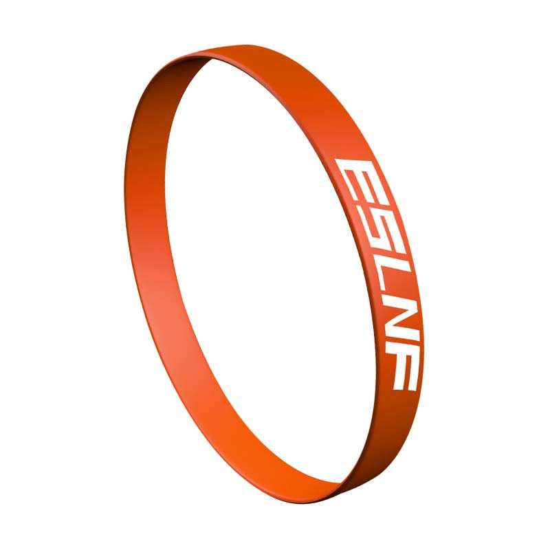 Eslnf Sports Bracelet Fitness Basketball Wristband Hiking Swimming Stretch Bracelet Printable Logo Silicone Ring