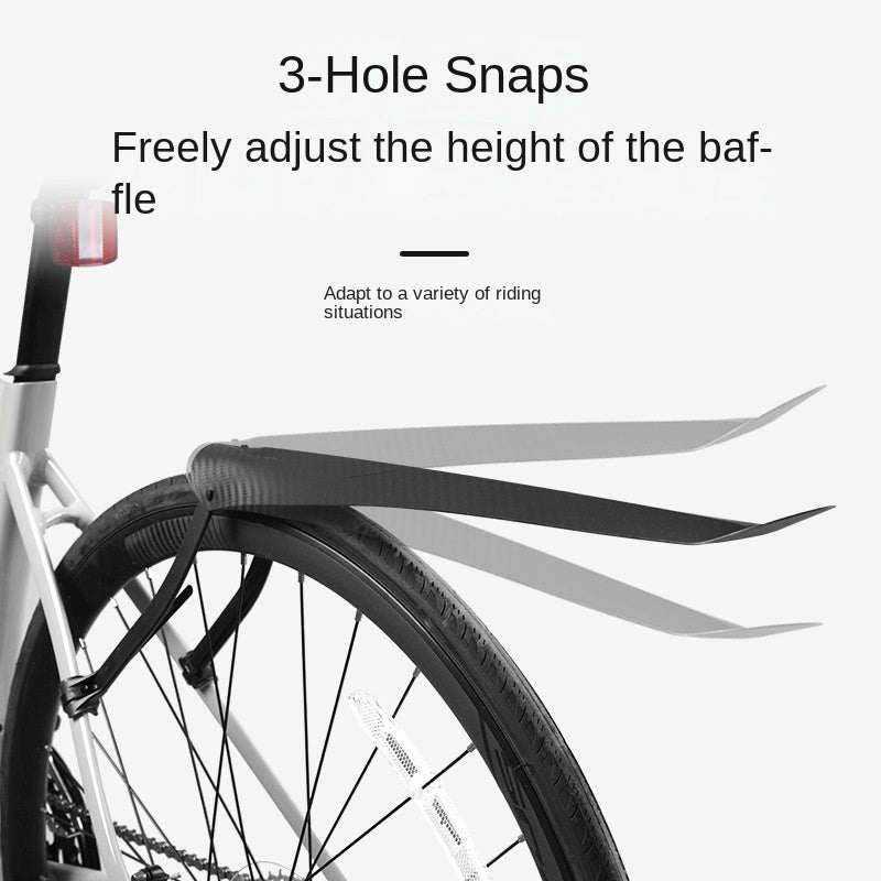 Bicycle Fender Mountain Bike Road Bike Rear Wheel Adjustable Cement Tile Baffle Outdoor Riding Rainproof Board