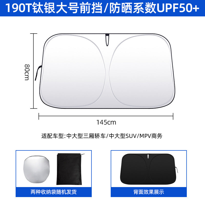 Car Windshield Sunshade Heat Insulation Sunshade for Car Anti-Glare Sunshade Board Summer Car Sunshade Windshield