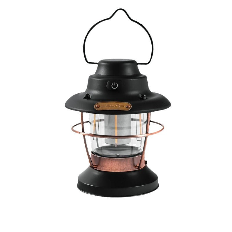 Camping Lantern Outdoor Camping Light Tent Light Emergency Light LED Light Portable Mountain Light Retro Barn Lantern