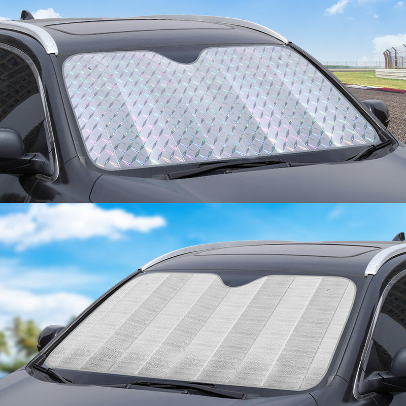 Laser Sunshade Car Sunshade Sunshade Front Windshield Sunshade Summer Supplies Front Sunshade Heat Insulation