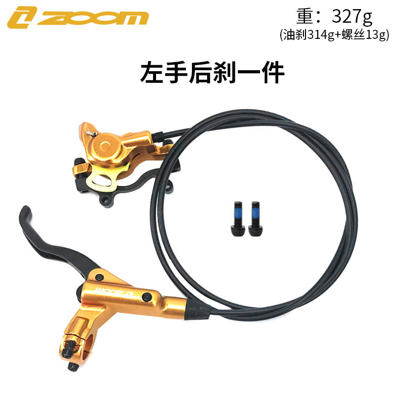 ZOOM HB875 Oil Brake Mountain Bike Oil Disc Hydraulic Disc Brake Bicycle Oil Tube Brake MT200