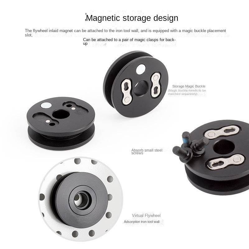 Chain Holder Virtual Flywheel Bicycle Mountain Bike Road Bike Wash Chain Chain Stopper Tensiometer Maintenance Tool