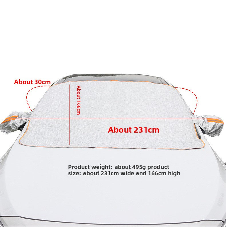 Car Magnetic Sunshade Curtain Front Windshield Sunshade Light Blocking Summer Heat Insulation Sunshade Car Accessories Sunshade