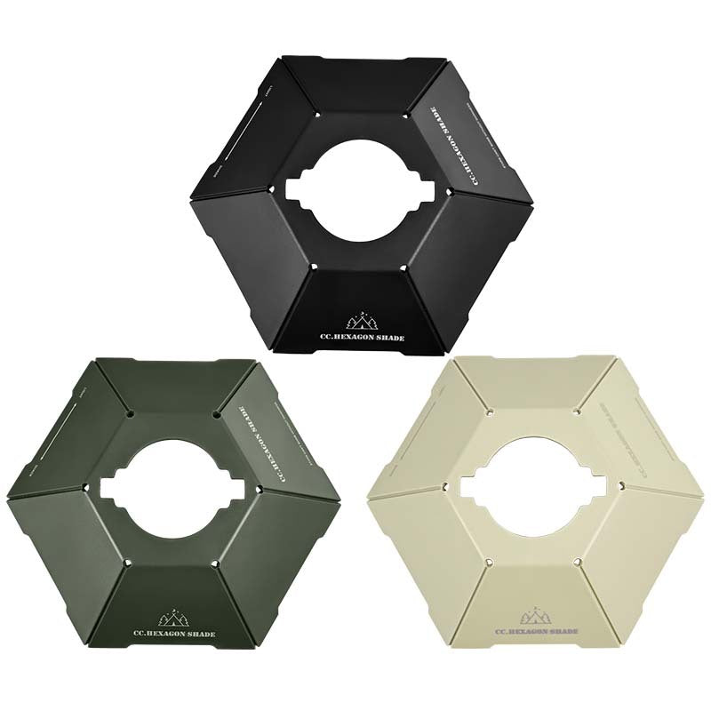 Camping Lantern Lampshade Camp Ambience Light Accessories Tent Camping Lamp Hexagon Reflector Outdoor Lamp Rain Cover