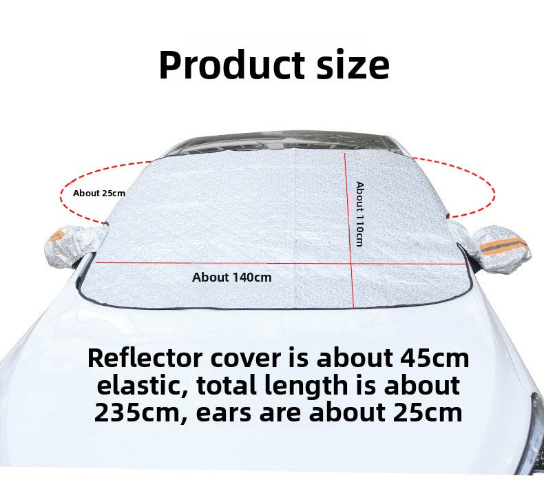 Car Magnetic Sunshade Curtain Front Windshield Sunshade Light Blocking Summer Heat Insulation Sunshade Car Accessories Sunshade