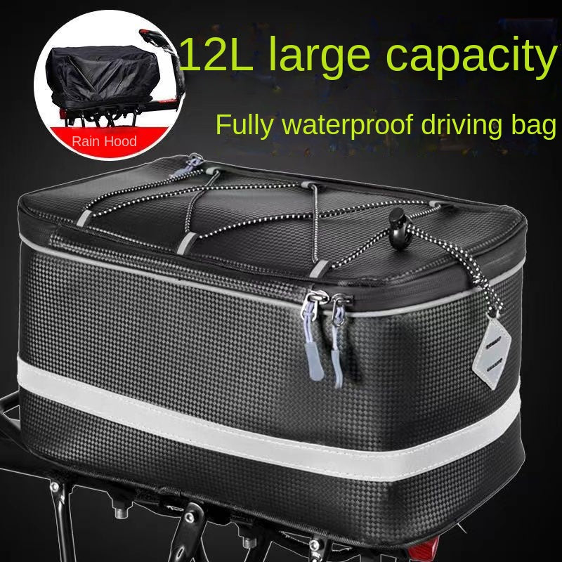 Merida Universal Driving Bag Backseat Bag Electric Car Hanging Storage Bag Mountain Bike Rear Rack Carry Bag