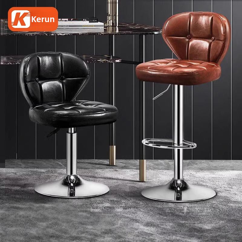 Kerun Bar Stool Internet Celebrity Bar Chair Adjustable High Stool Home Bar Stool Modern Simple Bar Chair Cashier Counter High Stool