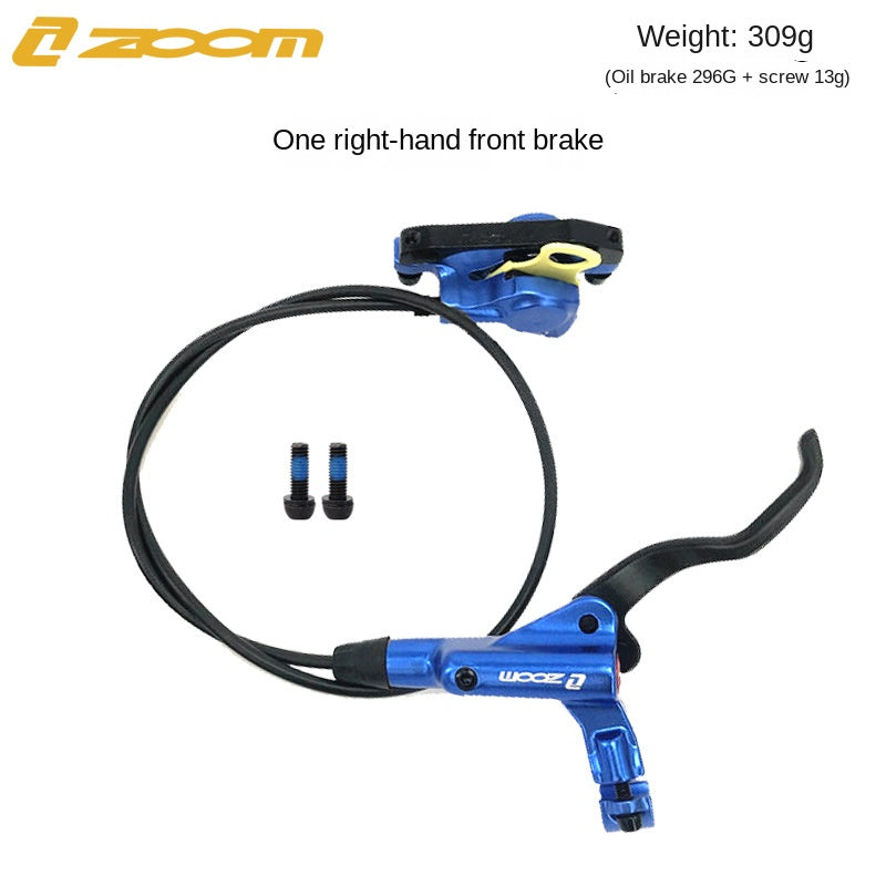 ZOOM HB875 Oil Brake Mountain Bike Oil Disc Hydraulic Disc Brake Bicycle Oil Tube Brake MT200