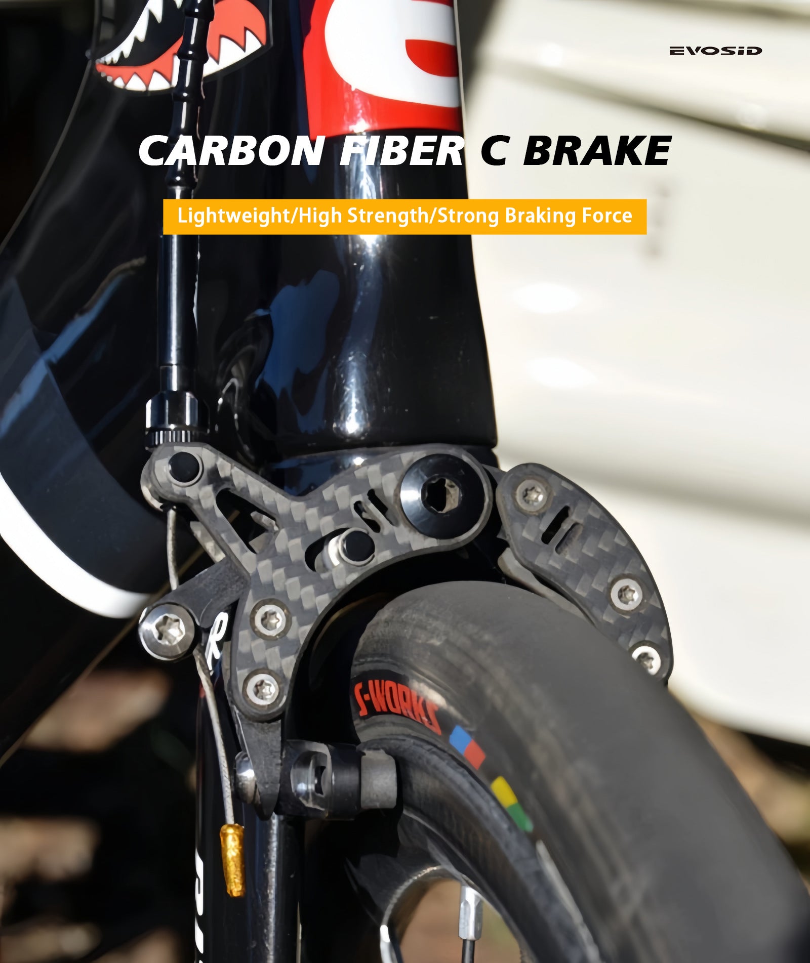 Road Folding Bike Carbon Fiber C Brake Small Wheel Bike 700C Road Bicycle 142g Caliper Lightweight C Caliper Brake