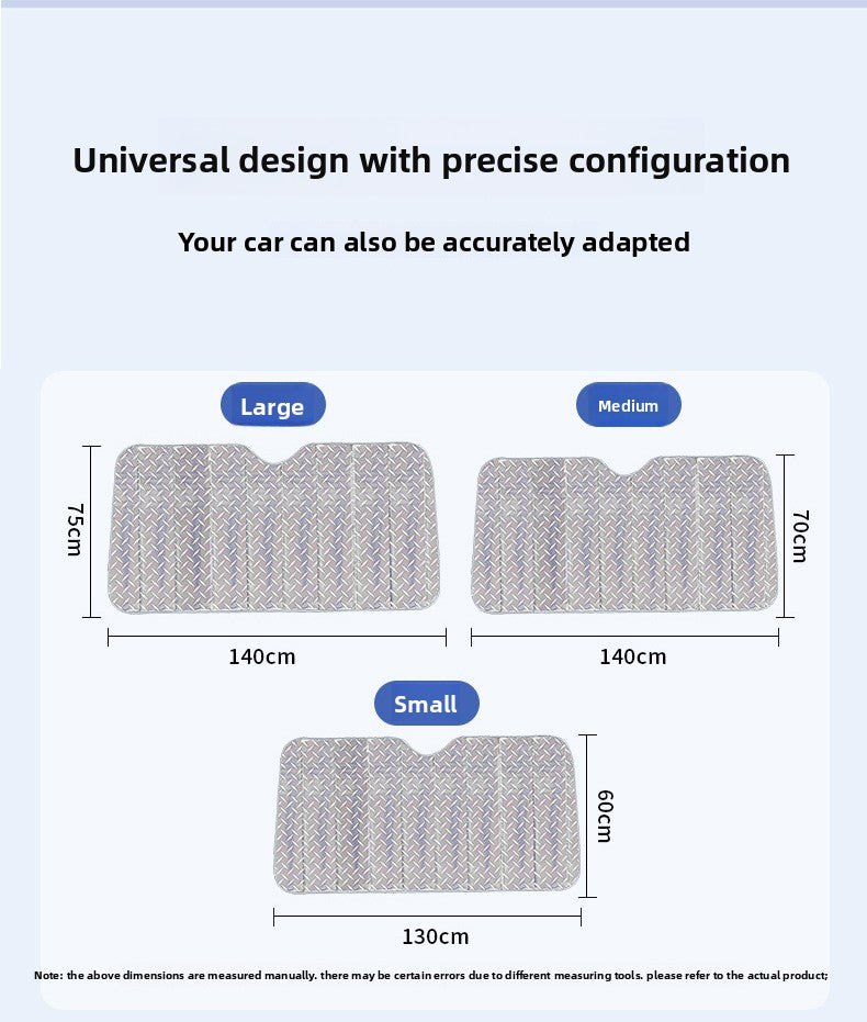 Laser Sunshade Car Sunshade Sunshade Front Windshield Sunshade Summer Supplies Front Sunshade Heat Insulation