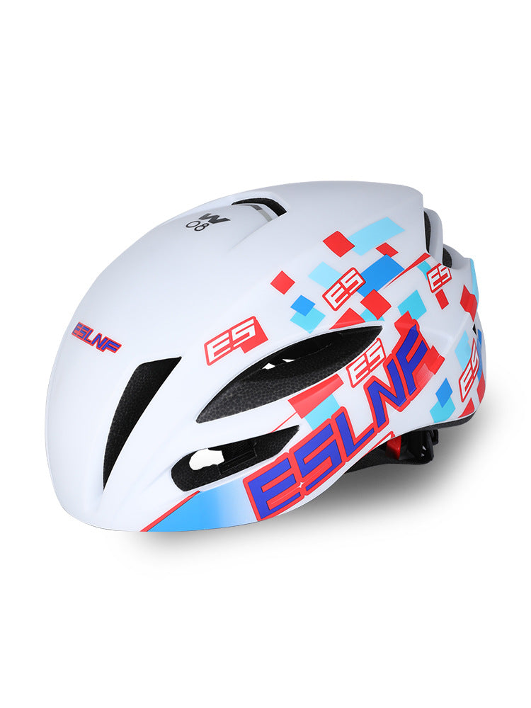Eslnf Bicycle Riding Helmet Highway Mountain Bicycle Helmet Men and Women Integrated Breathable Universal Use Helmet