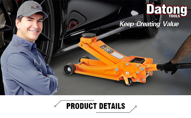 2.75 Ton Low Profile Hydraulic Trolley Jack - Dual Pump Floor Jack