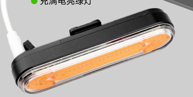 Bicycle Taillight USB Rechargeable LED Wireless Remote Control Bicycle Riding Turn Signal Mountain Bike Warning Light