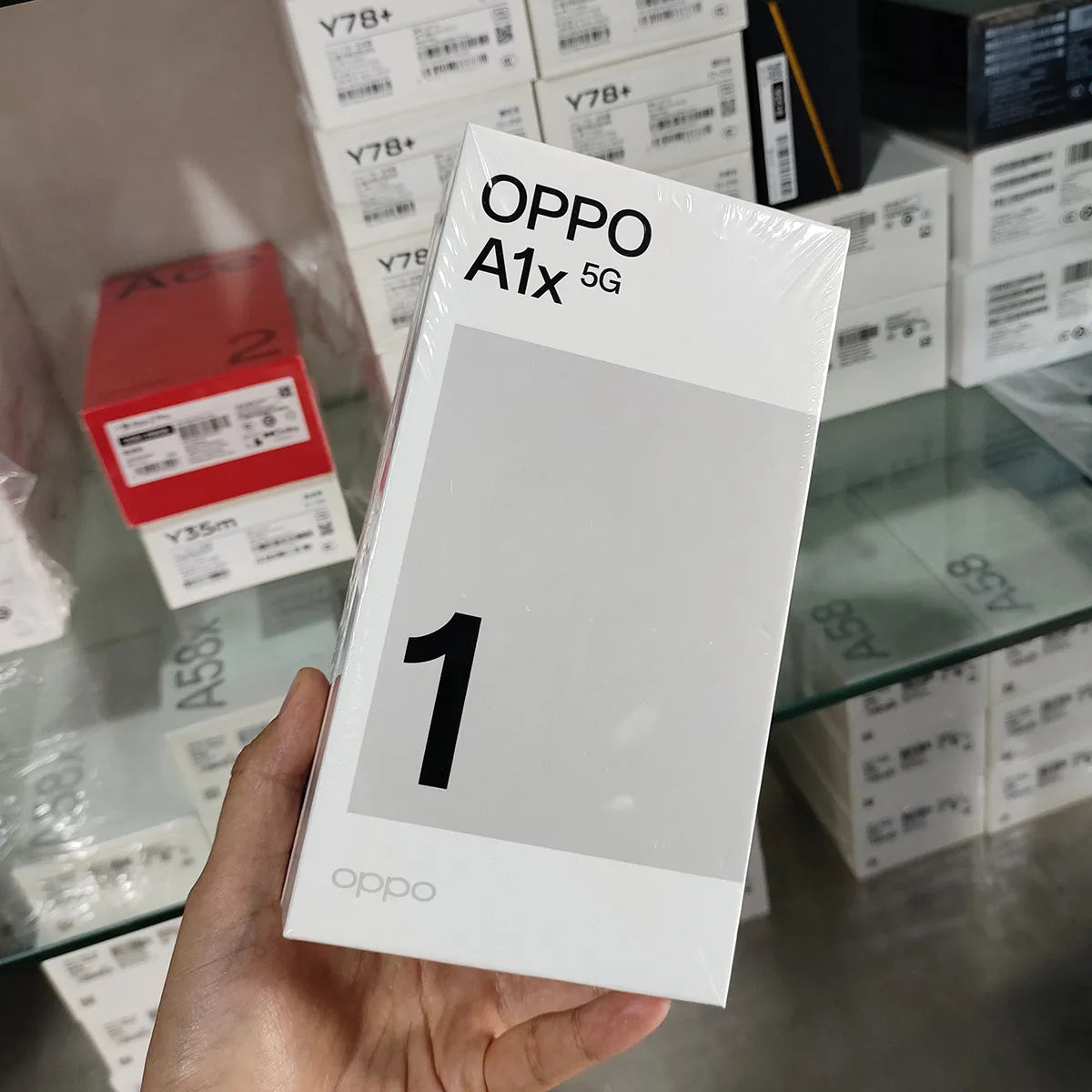 OPPO A1X Black I Blue