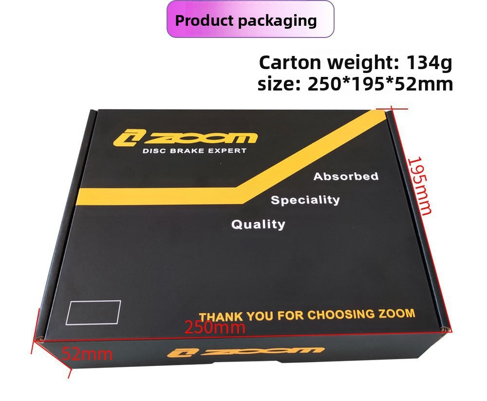 ZOOM HB875 Oil Brake Mountain Bike Oil Disc Hydraulic Disc Brake Bicycle Oil Tube Brake MT200