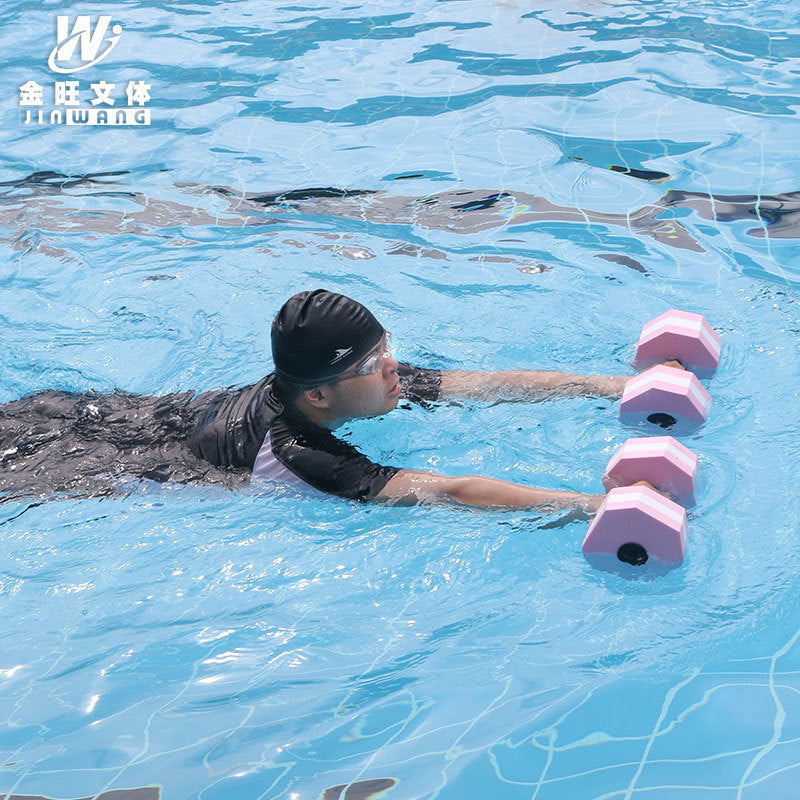Swimming Water Dumbbells for Children and Adults, Beginner's Aid, Professional Water Yoga Exercise Training EVA Floating Dumbbells