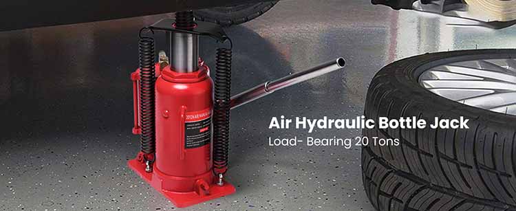 20Ton 30Ton 50Ton Metal Air Hydraulic Bottle Jack New Easy Operation Truck Repair with Manual Hand Pump