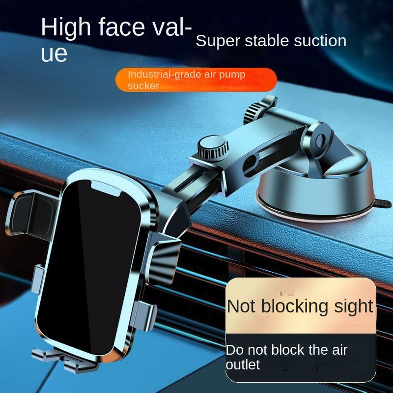 2024 New Car Phone Holder Suction Cup Dashboard Retractable Car Navigation Mobile Phone Stand