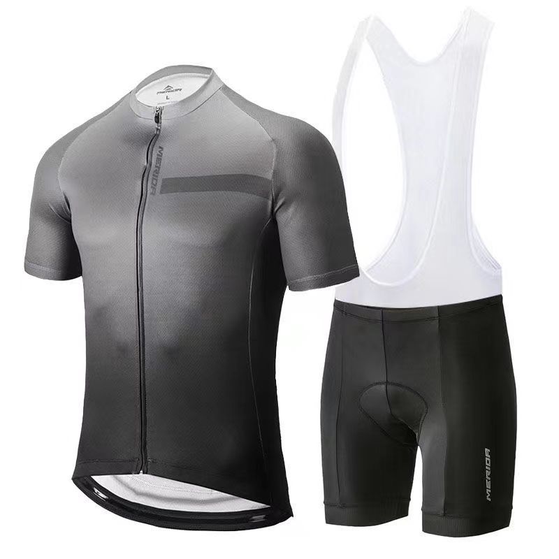 Summer Short-Sleeved Merida Bicycle Cycling Suit Quick-Drying Road Breathable Speed Top Loop Team Shorts