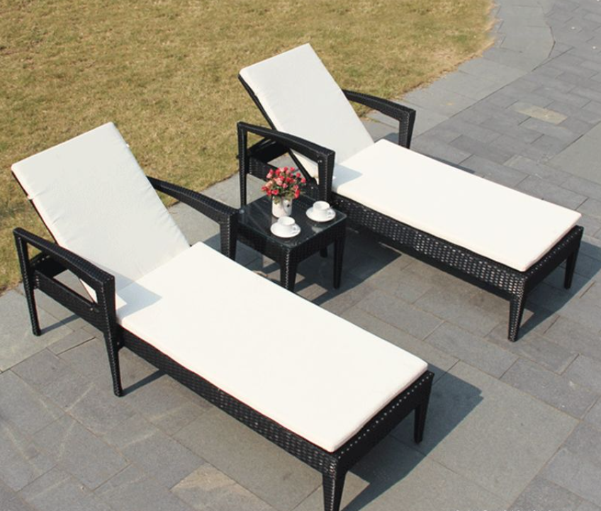 Swimming Pool rattan lounge TC11