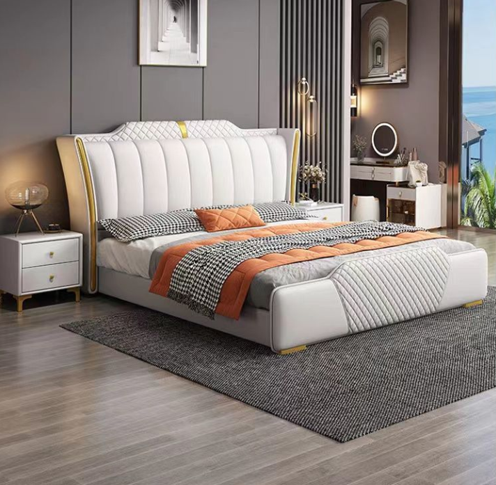 Кожаная кровать XMSY12