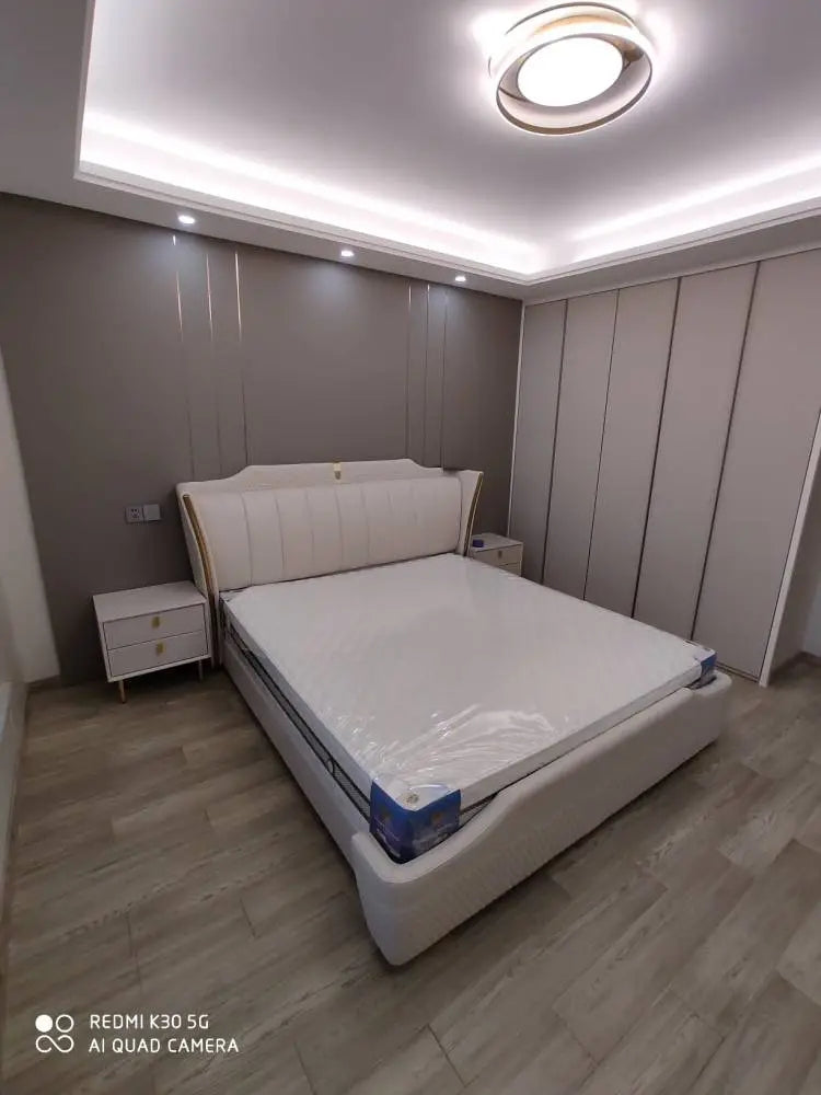 Кожаная кровать XMSY12