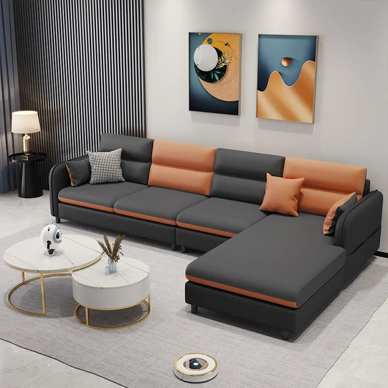 Simple Modern Washable Detachable Fabric Sofa ZC01