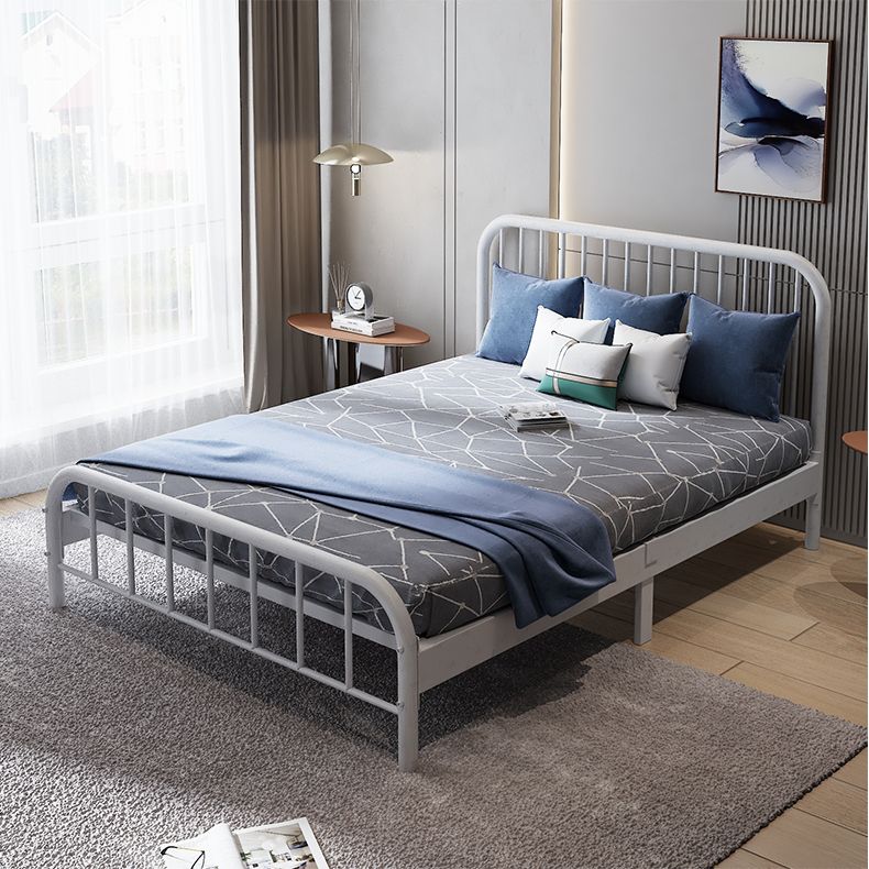 Metal bed double bed single 1.5 m 1.8 Modern simple Steel frame bed