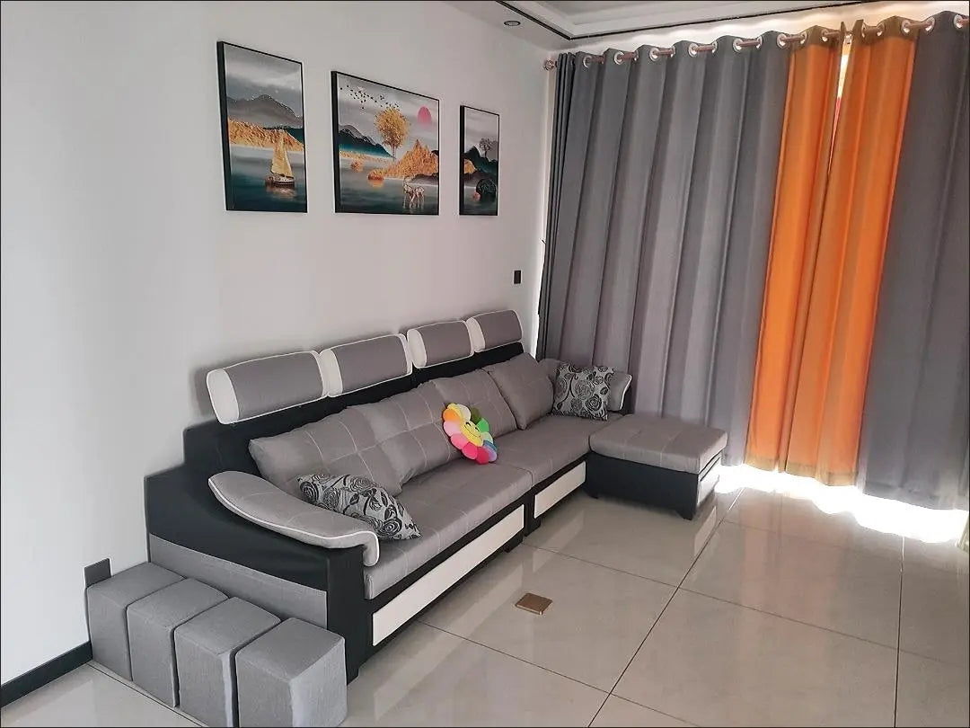 Simple Modern Washable Detachable Fabric Sofa FLA01