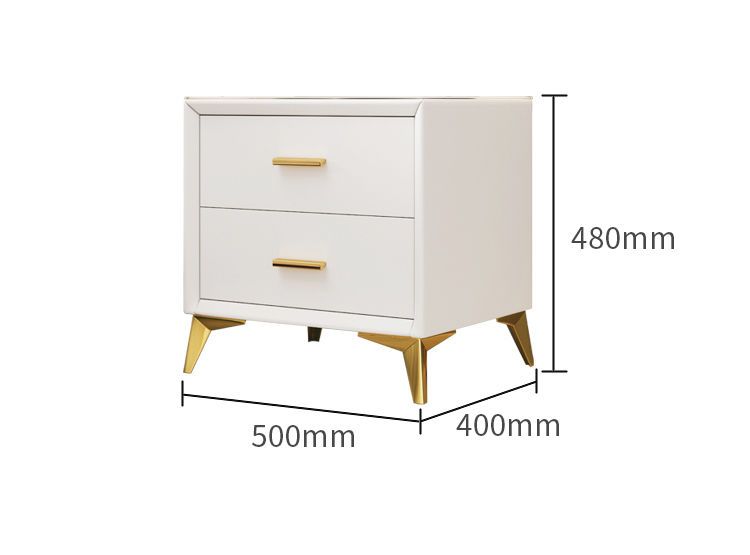 Suspended modern minimalist leather bed XMSY08