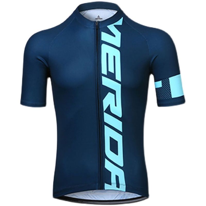 Merida Bicycle Short-Sleeve Cycling Clothes Suit Baby Boy and Girl Summer Road Clothing Quick-Drying Breathable Shoulder Strap Riding Pants