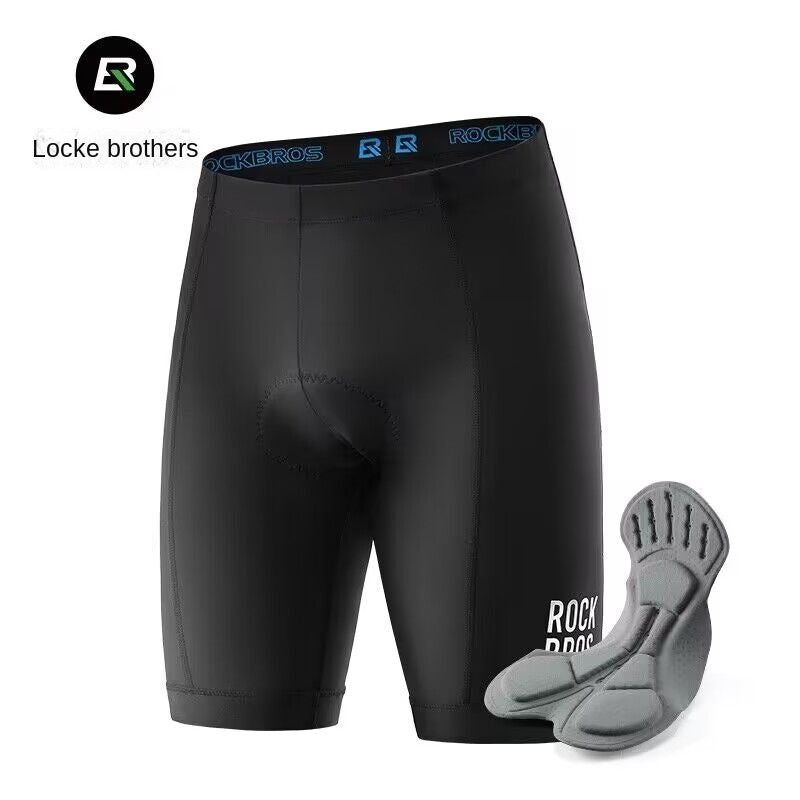 Rockbros Summer Cycling Shorts Men's and Women's Mountain Bike Road Bike Pants Sponge Mat Cycling Fixture