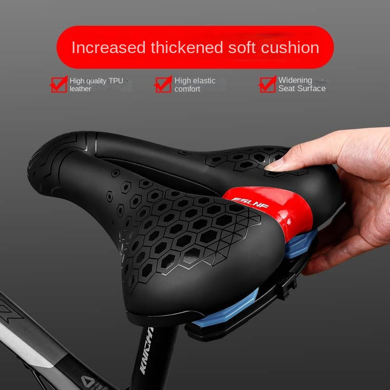 Eslnf Bicycle Riding Saddle Road Bike Waterproof Shockproof Breathable Seat Cushion Outdoor Mountain Bike Riding Cushion