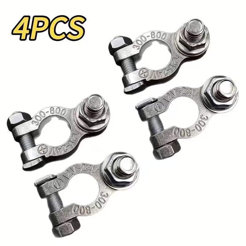 Battery terminal connector clamp, terminal connection alloy battery terminal