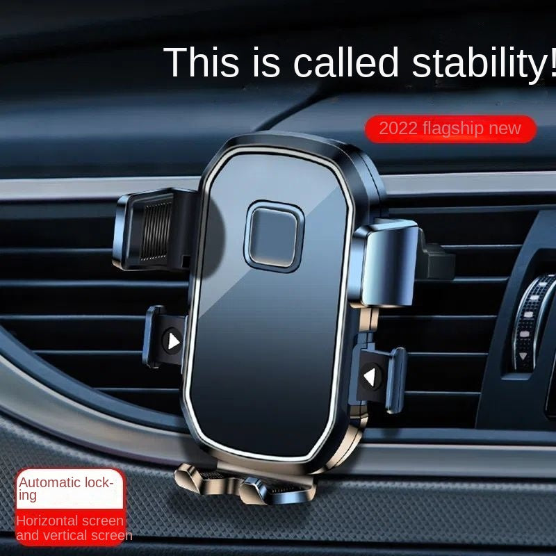 New Mobile Phone Bracket Car Interior Navigation Gravity Fixed Support Universal Air Outlet