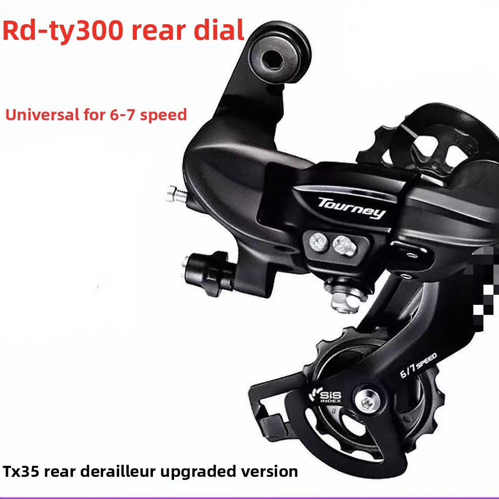 TY300 Rear Mech 6/7/8 Speed Universal, SHIMANO TY300 MTB Rear Derailleur, Bicycle 21/24 Speed RD Replacement