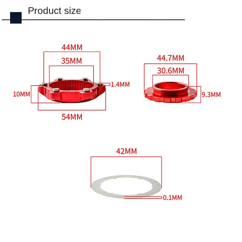 Mountain Bike Center Lock Disc Brake Rotors Six-Bolt Disc Brake Rotors
