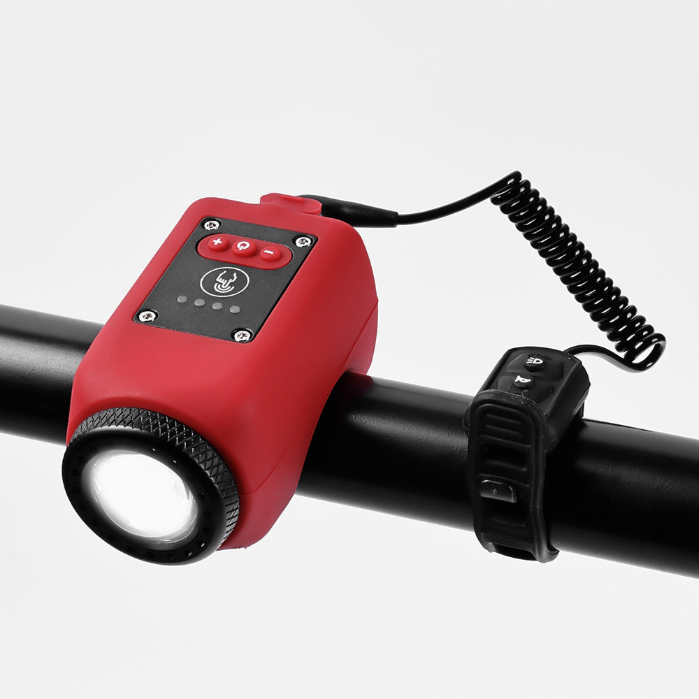 Bicycle Light Road Bike High Score Shell Horn Light Outdoor Cycling Waterproof USB Lighting Lamp Mountain Bike Headlight