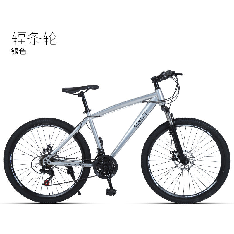 Wholesale Mountain Bike Adult Outdoor off-Road Shock Absorption Variable Speed Bicycle 26-Inch Bicycle Student Bicycle