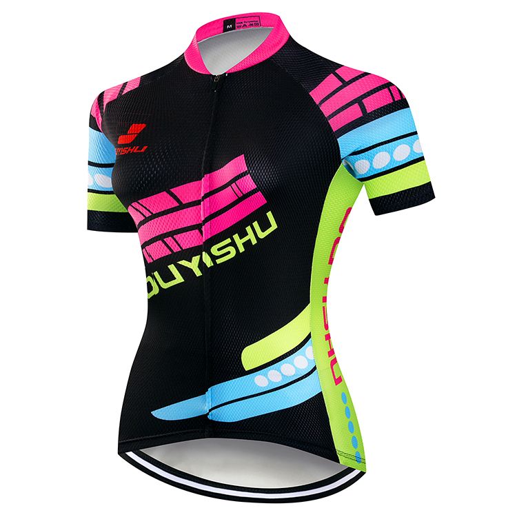 Road Bike Cycling Clothes Suit Women's Summer Short-Sleeved Breathable Quick-Drying Cycling Top Pants Bicycle Shirt Slim Fit