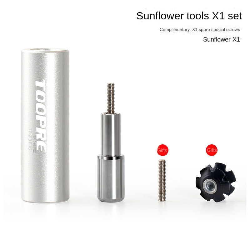 Front Fork of Mountain Bike Flower Heart Driving Tool Bicycle Headset Toothless Plum Blossom Hanging Heart SUNFLOWER Installation Tool