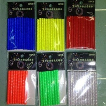 New Color Bicycle Reflective Stripe Hot Wheels Dead Fly Steel Wire Card Bar Bicycle Equipment 12 Pieces Per Pack