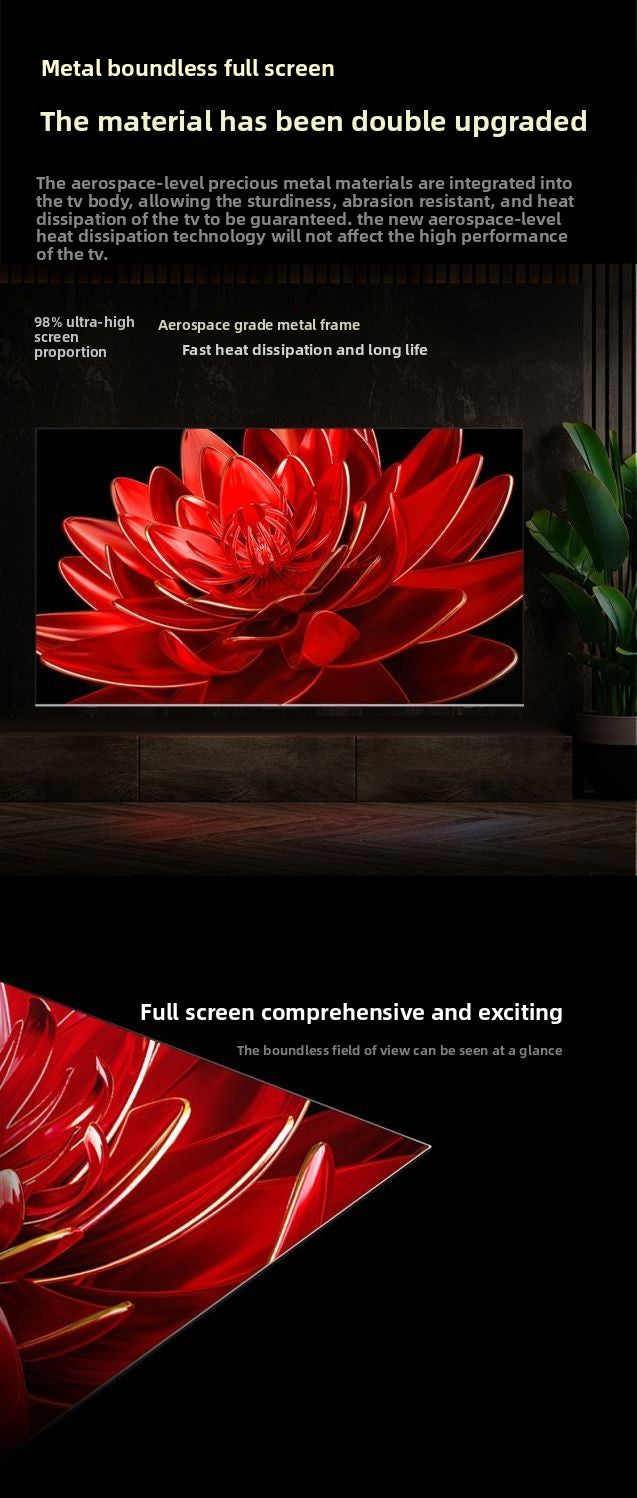 TCL TV 55inch 240Hz High Refresh Mini Quantum Dot Soundbar 4+64GB TV T5L