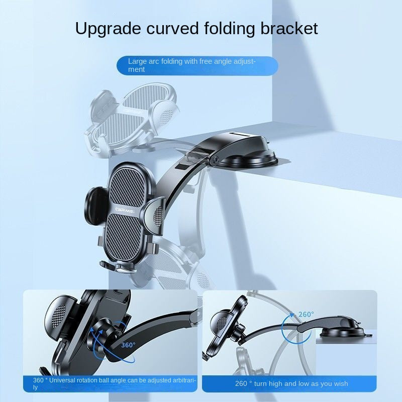 Car Phone Holder 2024New Suction Cup Automobile Instrument Panel Universal Navigation Universal Holder