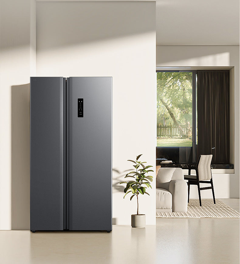 TCL Refrigerator 639 Liters Super Large Capacity Double-Door First-Class Energy Efficiency Double Cycle Air Cooling Frostless Integrated Double Frequency Conversion